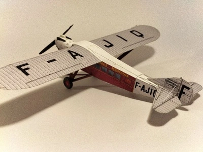 Latécoere 28-1 F-AIJQ Aeropostale maquette papier